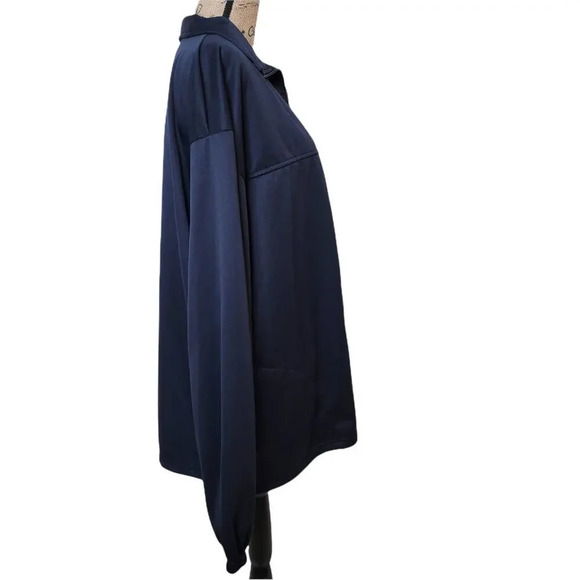 OLYMPIC COMMITTEE Men's Embroidered Knit Jacket Size XXXL Navy Blue - Picture 3 of 13